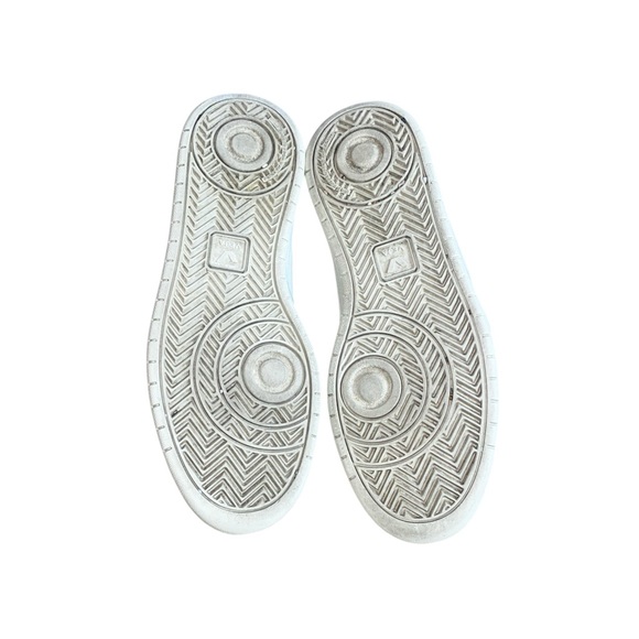 Veja Women's V-10 White Black Leather Sneakers - Picture 7 of 9